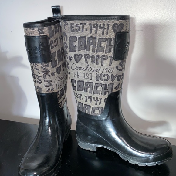 Coach rain boots - Picture 2 of 3